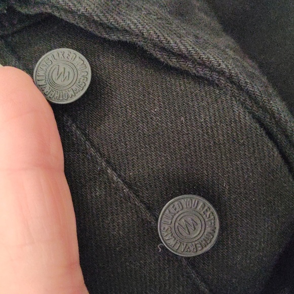 Mother The Tomcat Ankle Jeans Black Women 27 Button Fly - Picture 6 of 10